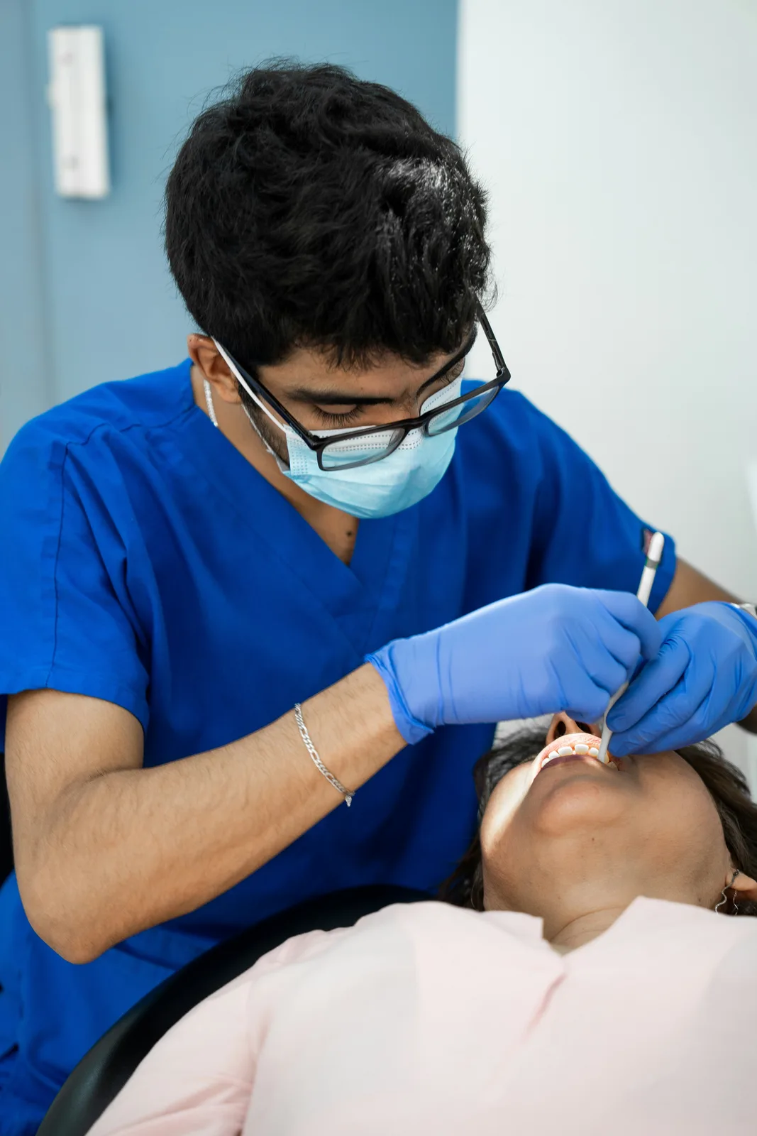 Implant procedure in progress, referred to in the Implant Consultation section for Virginia Beach